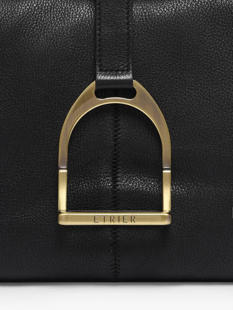 Schoudertas M Etalon Leder Etrier Zwart etalon EETA197M ander zicht 5