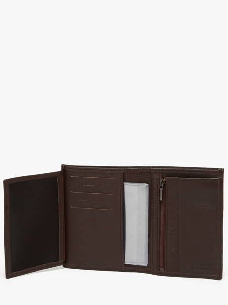 Portefeuille Leder Madras Etrier Bruin madras EMAD271 ander zicht 2