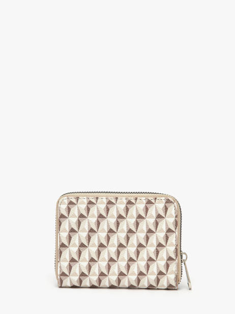 Portemonnee Wt Sigle Miniprix Beige wt sigle 5009 ander zicht 2