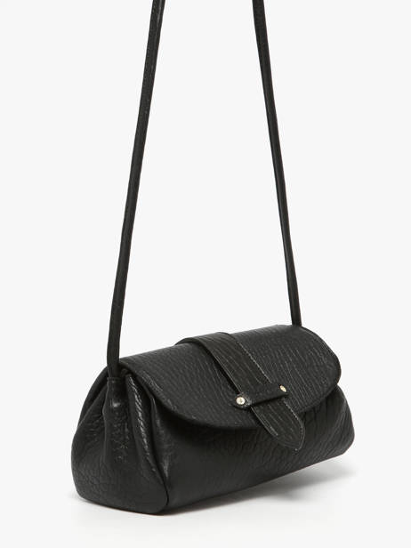 Cross Body Tas M Agnes Leder Etrier Zwart agnes EAGC205M ander zicht 5