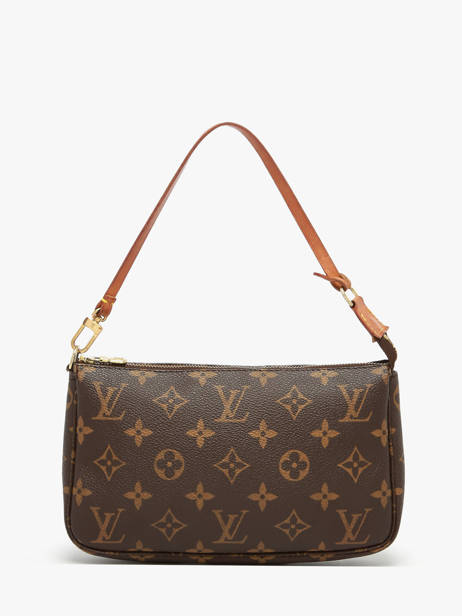 Preloved Louis Vuitton Minitas Pouch Monogram Brand connection Bruin louis vuitton AAZ0834