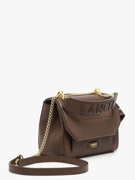 Handtas S Ninon Leder Lancel Bruin ninon A09221 ander zicht 2