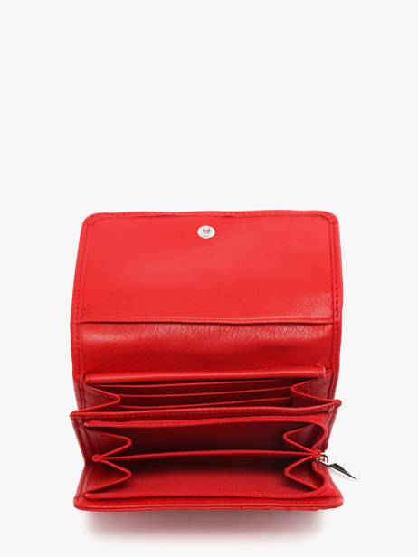 Portemonnee Ange Leder Arthur & aston Rood ange 164 ander zicht 1