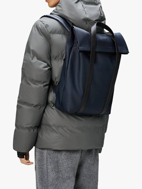 Rugzak Rains Blauw city 12940 ander zicht 1