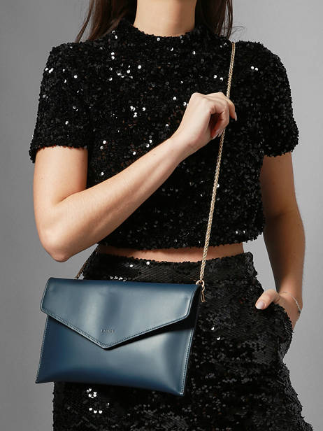 Clutch Paddock L Leder Etrier Blauw paddock EPAD075L ander zicht 2