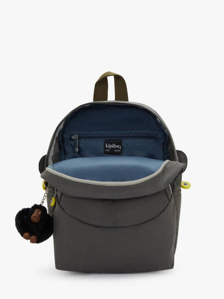 Kinderrugzak Faster Kipling Grijs back to school / pbg PBG00253 ander zicht 2