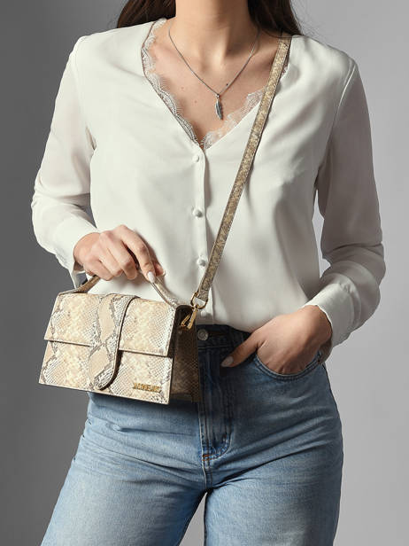 Preloved Grand Bambino Cross Body Tas Leder Jacquemus Beige second life 1565128 ander zicht 1