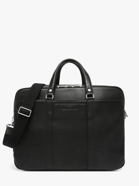 Business Tas Ange Leder Arthur & aston Zwart ange 15