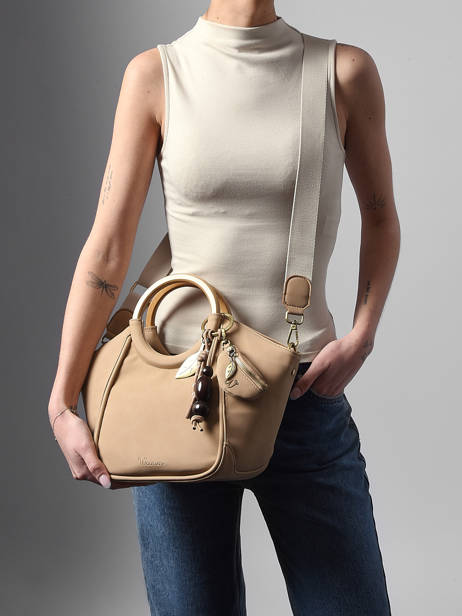 Handtassen M Crocus Woomen Beige crocus WCRO23 ander zicht 2