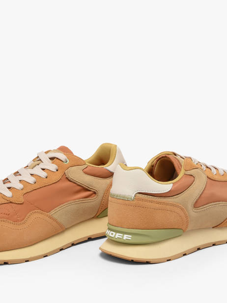 Sneakers City Uit Leder Hoff Oranje men 12602009 ander zicht 3