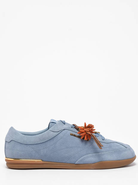 Sneakers Uit Leder Michael kors Blauw women OFS2S264