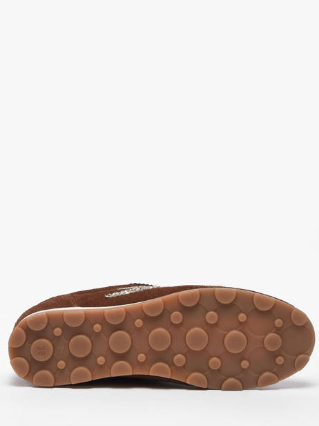 Sneakers Cassie Uit Leder Semerdjian Bruin women CASSI475 ander zicht 4