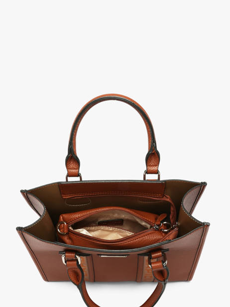 Handtas Clarence Ted lapidus Bruin clarence AV51101 ander zicht 3