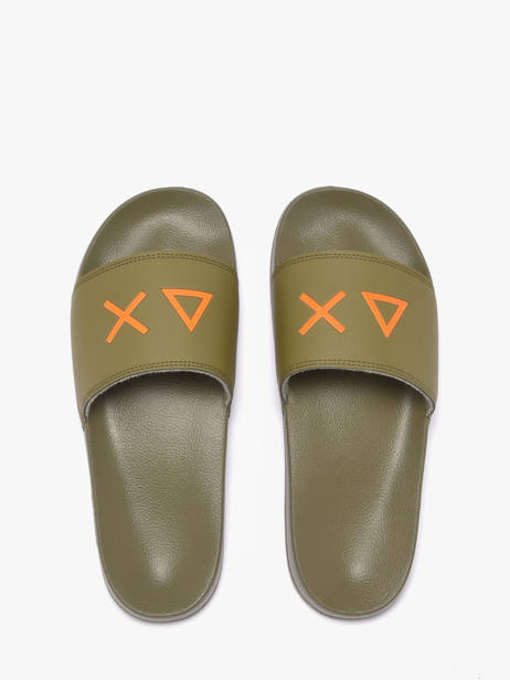 Slippers Sun68 Groen men X3611019