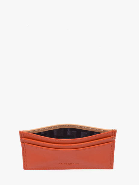 Kaarthouder Martin Leder Le tanneur Oranje martin TMIN3500 ander zicht 1