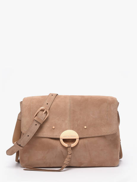 Cross Body Tas Othilia In Suède Leder Vanessa bruno Beige othilia 55V40813