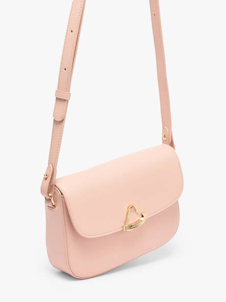 Cross Body Tas Paris Philos Leder Lancaster Roze paris philos 81 ander zicht 2