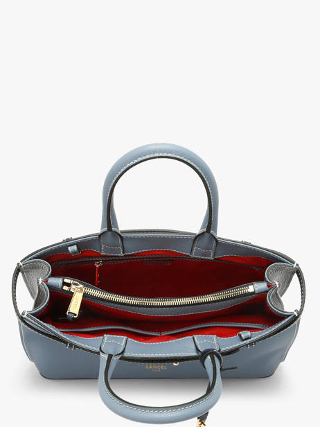 Handtas Faubourg Leder Lancel Blauw faubourg A13548 ander zicht 4
