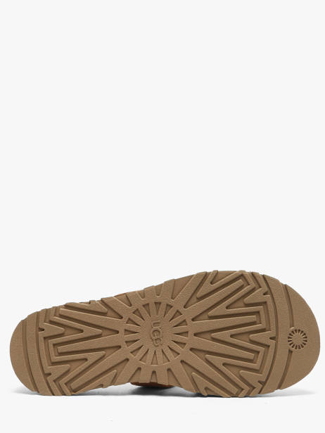 Slippers Uit Leder Ugg Bruin women 1178590 ander zicht 4