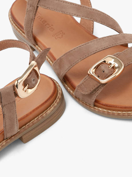 Sandalen Uit Leder Tamaris Bruin women 46 ander zicht 2