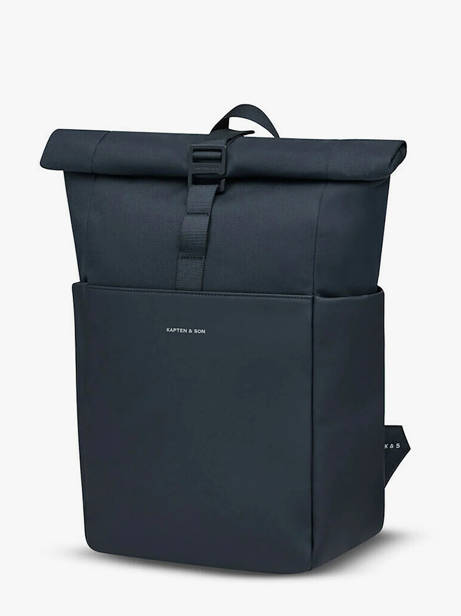 Rugzak Kapten and son Blauw essential color C ander zicht 2