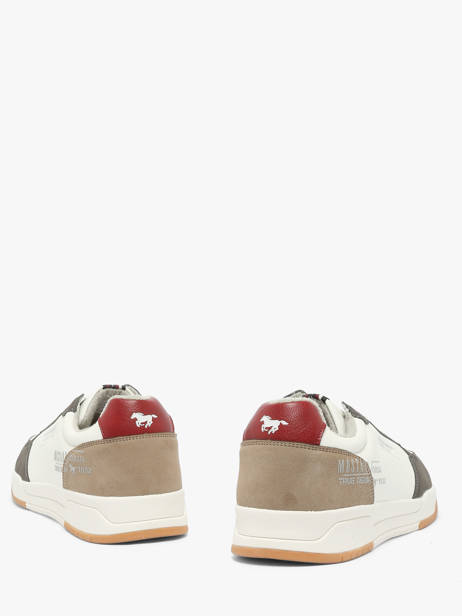 Sneakers Mustang Wit men M0011006 ander zicht 2