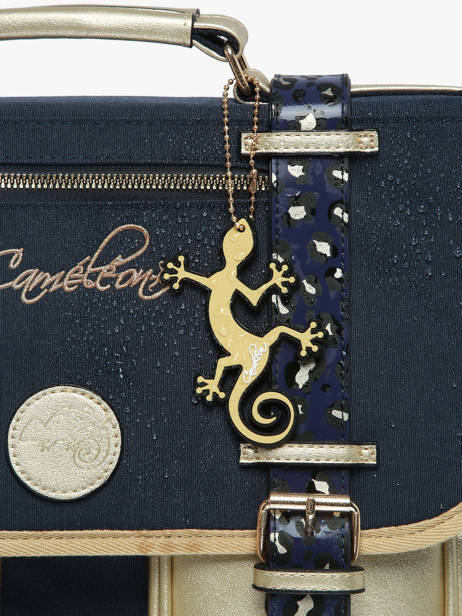 Rugzak 3 Compartimenten Cameleon Blauw vintage fantasy PBVGSD39 ander zicht 6