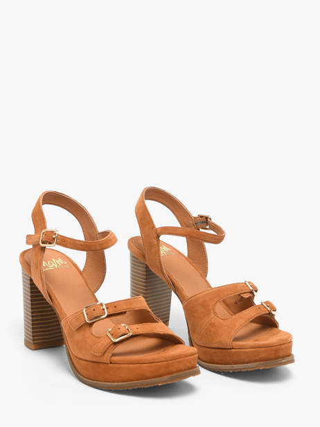 Pumps Jouta Uit Leder Mam'zelle Oranje women CSG1H31 ander zicht 1