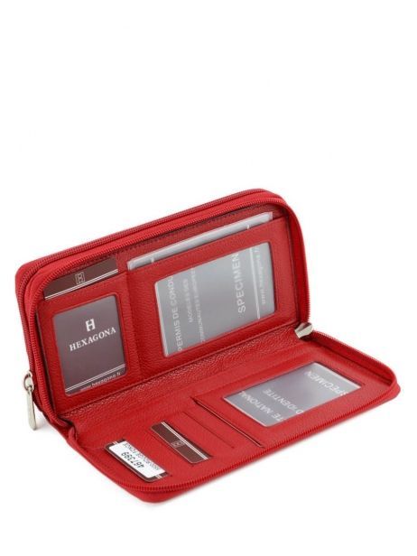 All In One Confort Leder Hexagona Rood confort 467399 ander zicht 1