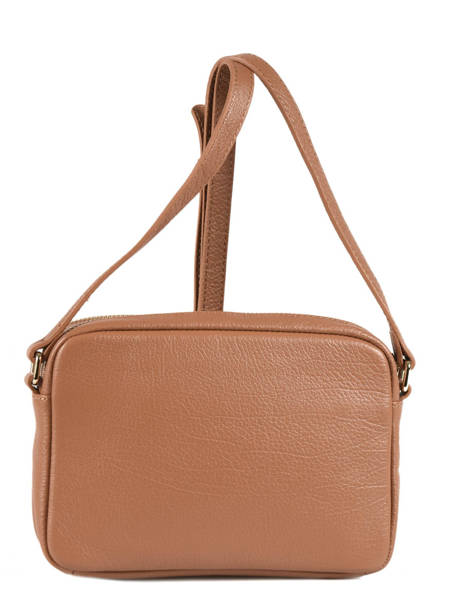 Cross Body Tas Dune Leder Lancaster Bruin dune 529-20 ander zicht 3