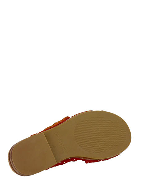Slippers Armistice Rood women RIO6 ander zicht 5