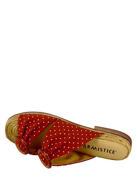 Slippers Armistice Rood women RIO6 ander zicht 4