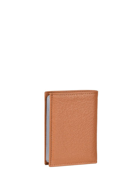 Kaarthouder Leder Hexagona Beige confort 461007 ander zicht 2
