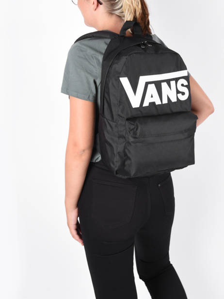 Rugzak 1 Compartiment Vans Zwart backpack VN0A5KHP ander zicht 1