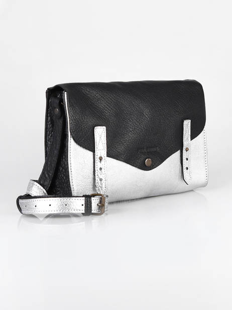 Cross Body Tas L'indispensable Argento Leder Paul marius Roze argento INDISARG ander zicht 2