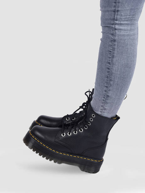 Bottines Jadon Iii Leder Dr martens Zwart women 26378001 ander zicht 2