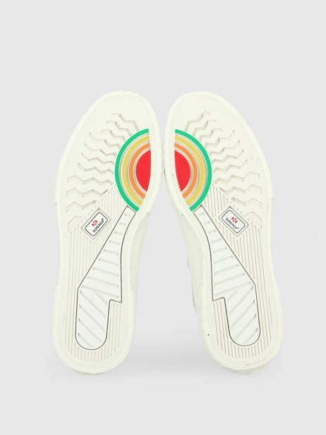 Sneakers 2696 Stripe Superga Wit women S2115UW ander zicht 4