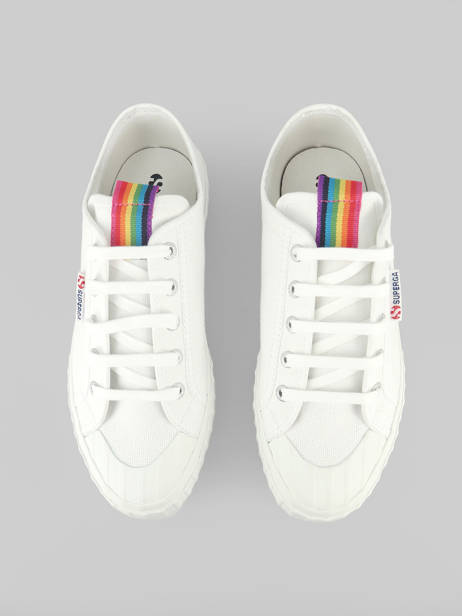 Sneakers 2630 Stripe Superga Wit women S51212W ander zicht 4