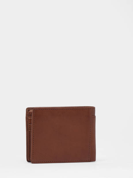 Portefeuille Porte Monnaie Leder Basilic pepper Beige traveler BTRA92 ander zicht 2