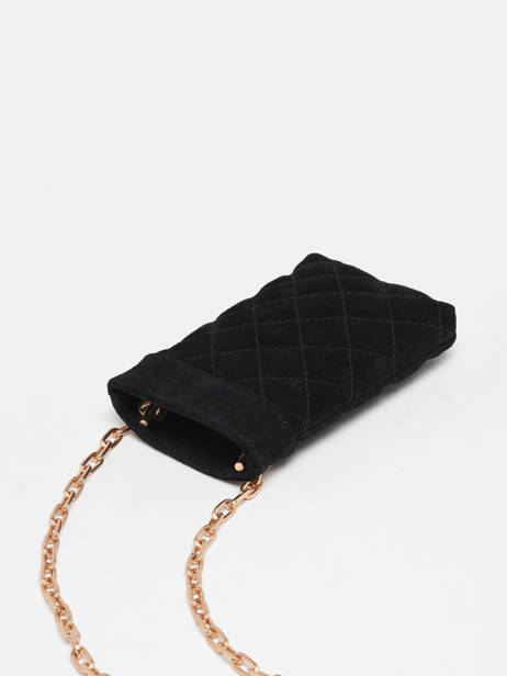 Telefoonzakje Moon Suède Leder Vanessa bruno Zwart moon 13V42642 ander zicht 2