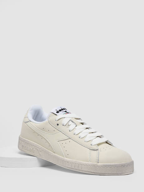 Sneakers Game Low Waxed Uit Leder Diadora Beige unisex 90000060 ander zicht 1
