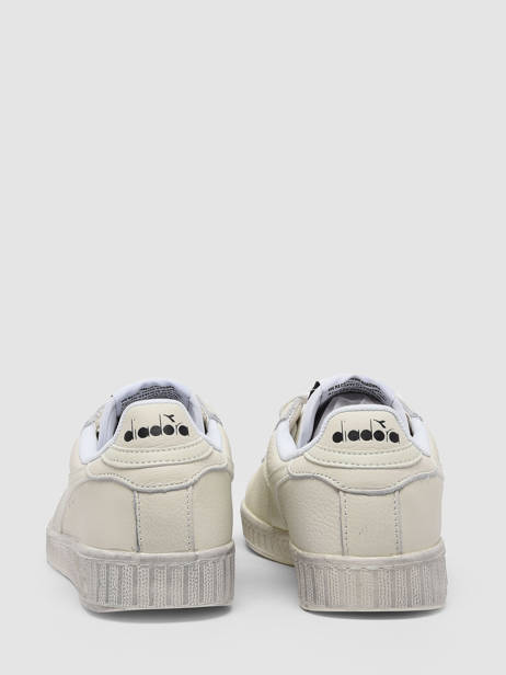 Sneakers Game Low Waxed Uit Leder Diadora Beige unisex 90000060 ander zicht 4