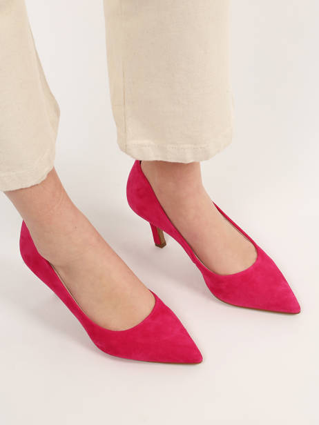 Pumps Met Naaldhak Uit Leder Tamaris Roze women 20 ander zicht 2