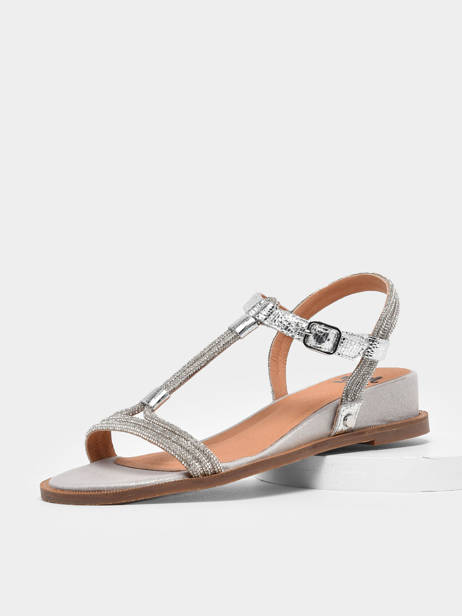 Sandalen Olgi Uit Leder Mam'zelle Zilver women CSG2Q24 ander zicht 1