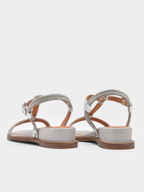 Sandalen Olgi Uit Leder Mam'zelle Zilver women CSG2Q24 ander zicht 4