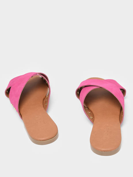 Slippers Vuma Uit Leder Pieces Groen women 77122 ander zicht 3