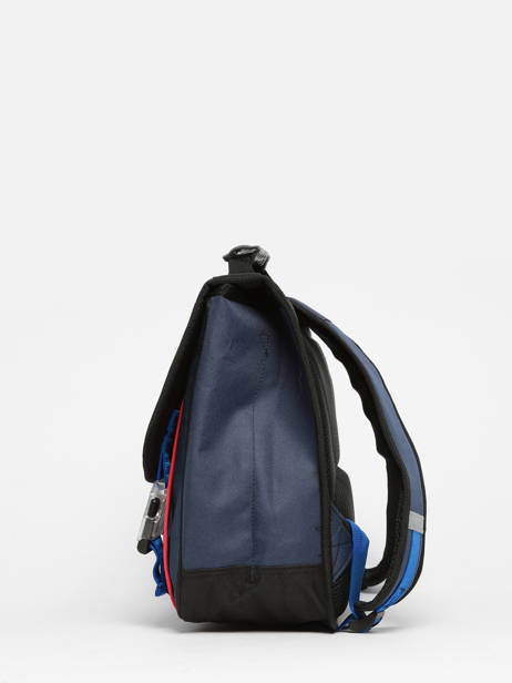 Boekentas 2 Compartimenten Federat. france football Blauw fff 23CX203C ander zicht 2